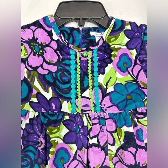 Hartstrings floral corduroy dress size 5 - Picture 2 of 8